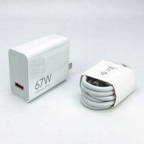 شارژر اصلی 67 واتی شیائومی به همراه کابل Type-C (نسخه شرکتی و سرکارتنی)